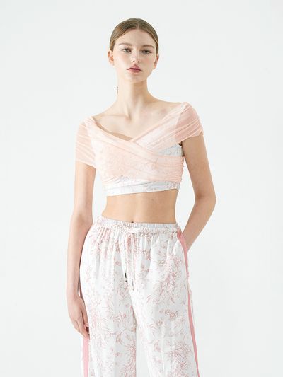 GRACE U Ferry Top - Pink