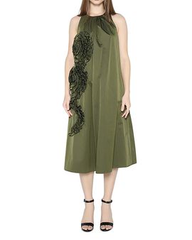 Gracia Gracia Floral Applique Dress