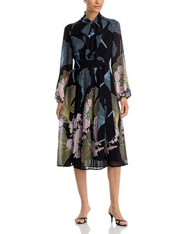 Gracia Gracia Oriental Print Dress