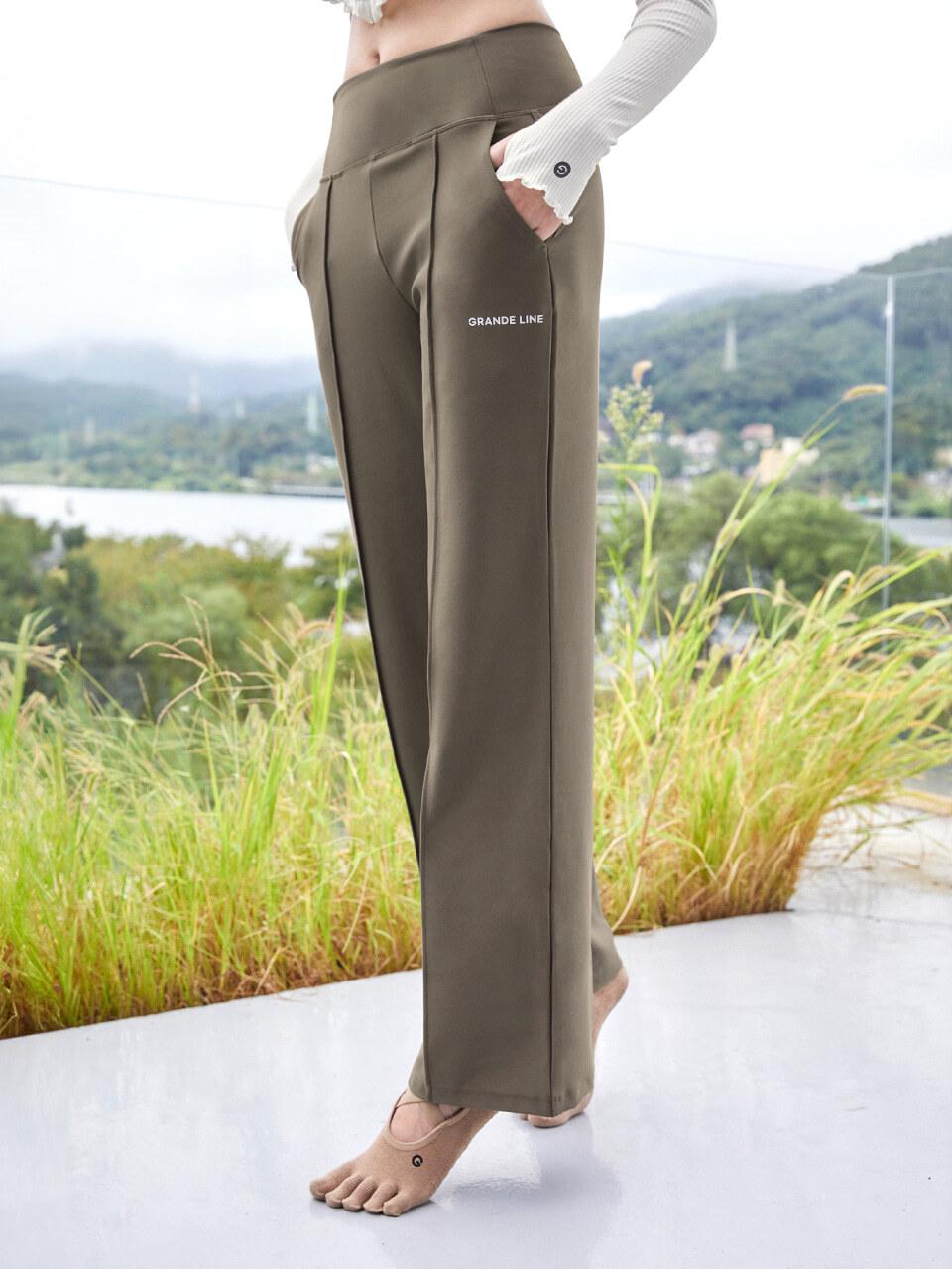 GRANDE LINE L.Touch Line Wide Fleece-Lined Leggings