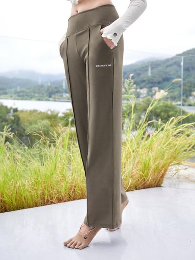GRANDE LINE L.Touch Line Wide Fleece-Lined Leggings