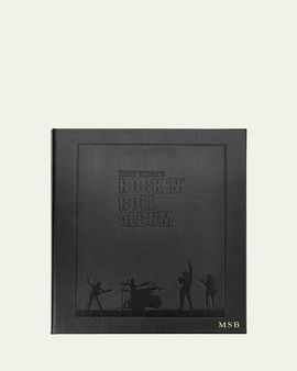 Graphic Image Terry O'Neill's Rock N Roll Album Leather Bound Book - Personalized