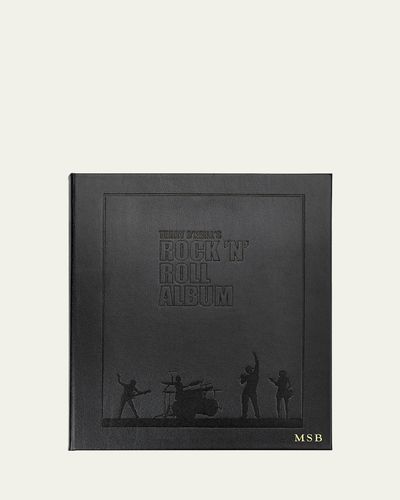 Graphic Image Terry O'Neill's Rock N Roll Album Leather Bound Book - Personalized