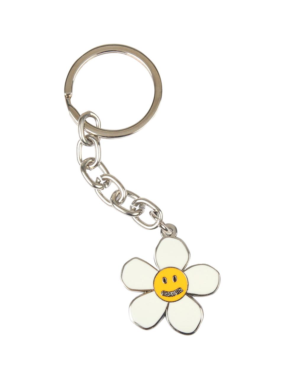 GRAVER [UNISEX] Flower smile key ring