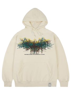 GRAVER [UNISEX] Oversized Free Hoodie_Beige
