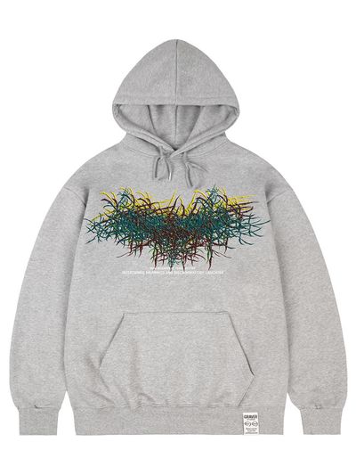 GRAVER [UNISEX] Oversized Free Hoodie_Gray