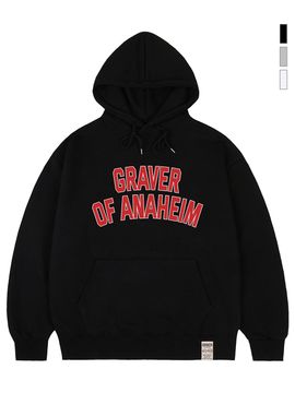 GRAVER Unisex Standard Arch Logo Cotton-Polyester Hoodie