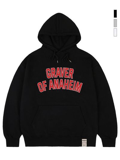 GRAVER Unisex Standard Arch Logo Cotton-Polyester Hoodie