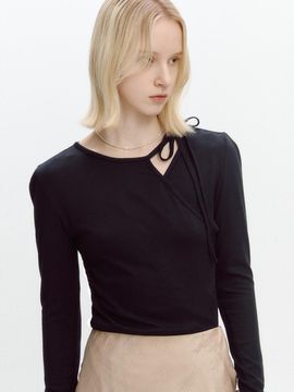 GRAYDATION Asymmetric Strap Blouse