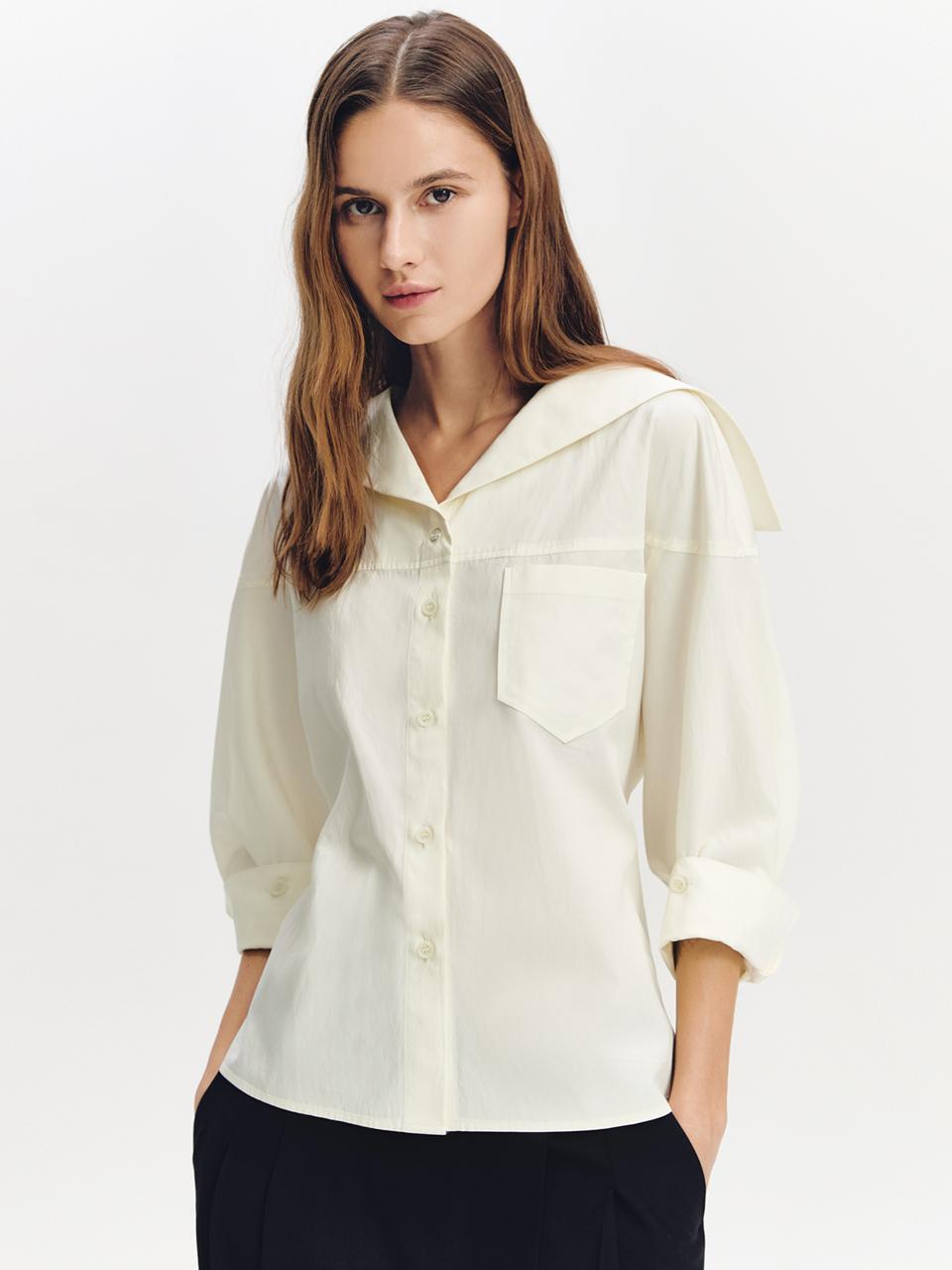 GRAYDATION Sailor Collar Blouse