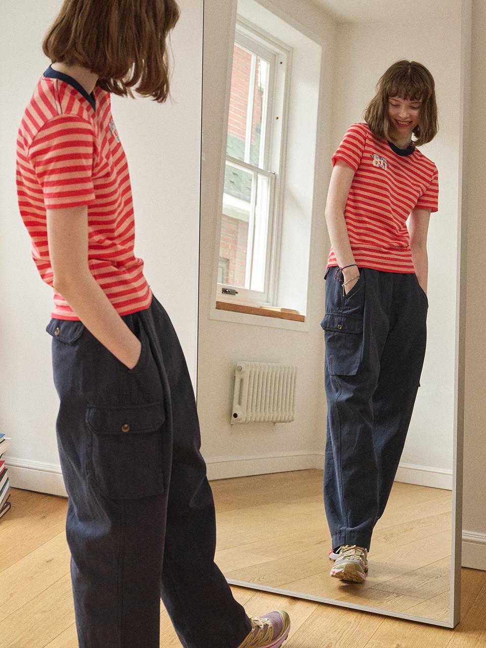 GREENBUTTER Folding Cargo Pants_Navy