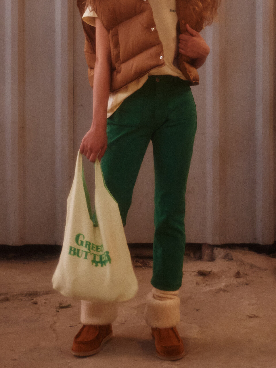GREENBUTTER Knit Bag (Butter)