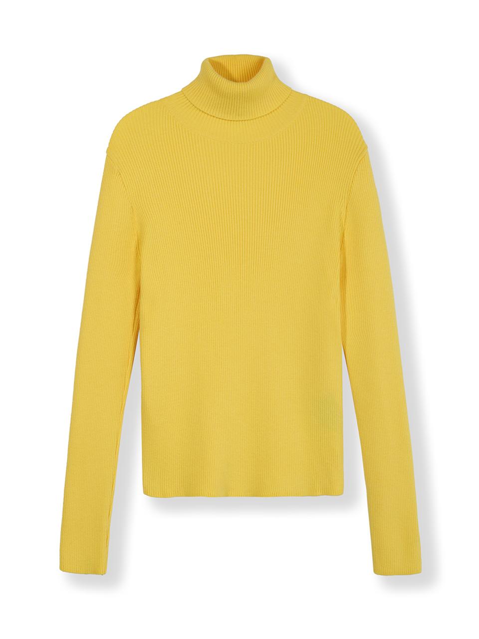 GREENBUTTER Soft Knit Turtleneck (Yellow)