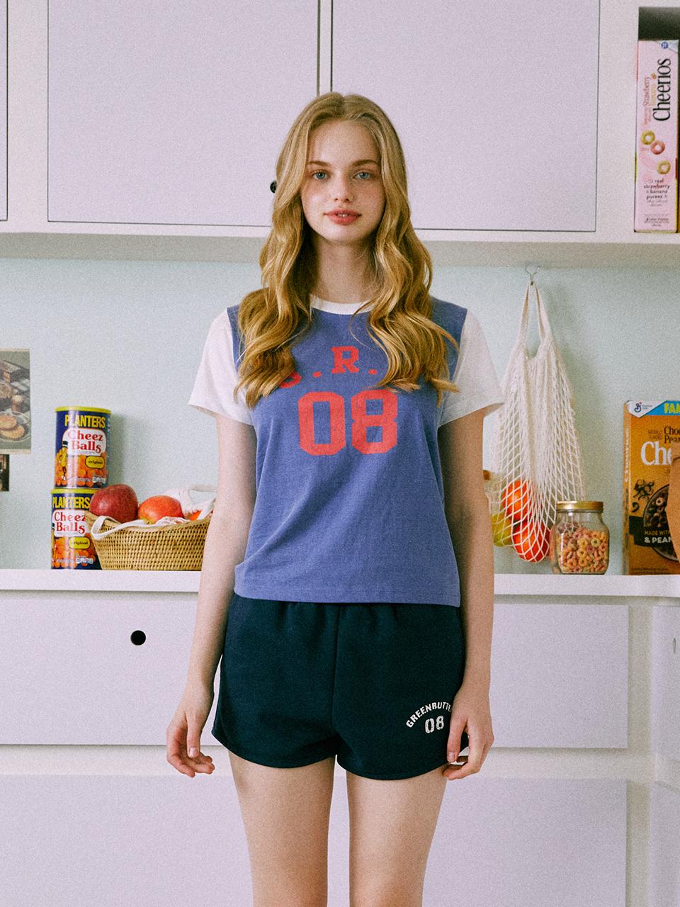 GREENBUTTER Under Pants Logo Banding Shorts (Navy)