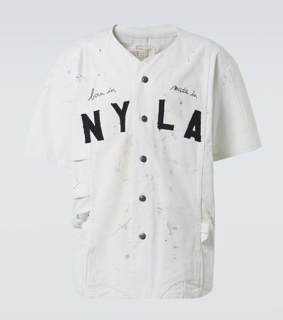 Greg Lauren Greg Lauren Painter cotton shirt