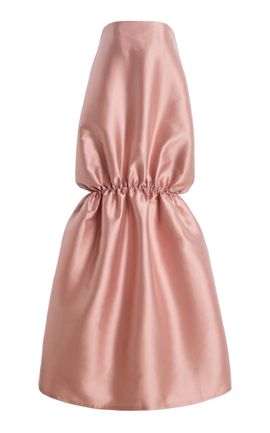 Greta Constantine Greta Constantine Exclusive Riedel Flounce Satin Gown