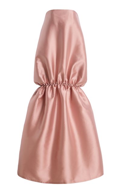 Greta Constantine Greta Constantine Exclusive Riedel Flounce Satin Gown