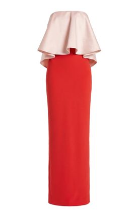 Greta Constantine Greta Constantine Lorikeet Strapless SilkWool Dress
