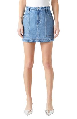 Grey Lab Grey Lab Denim Miniskirt 
