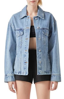 Grey Lab Grey Lab Fitted Denim Jacket