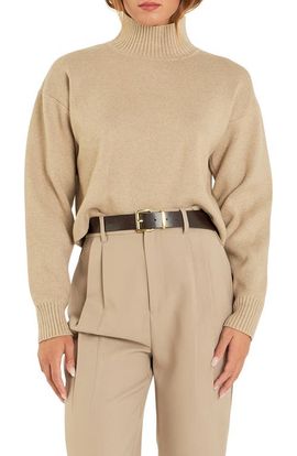 Grey Lab Grey Lab Turtleneck Crop Sweater