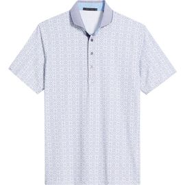 Greyson Greyson Echo Falls Geo Print Performance Golf Polo