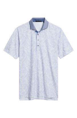 Greyson Greyson Island Hunt Leaf Print Performance Golf Polo
