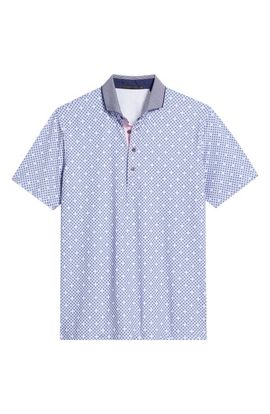 Greyson Greyson Pack Mentality Geo Print Performance Golf Polo