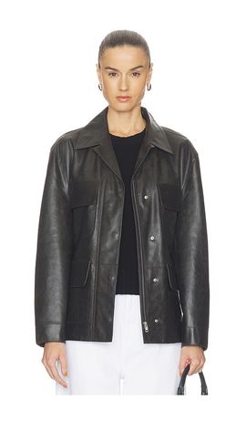 GRLFRND GRLFRND Dara Leather Jacket
