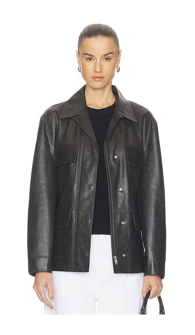 GRLFRND GRLFRND Dara Leather Jacket