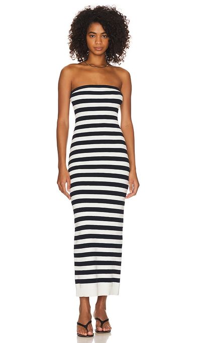 GRLFRND GRLFRND Paricia Striped Tube Maxi Dress