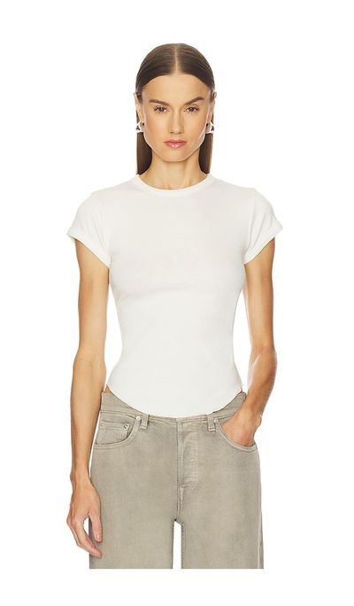 GRLFRND GRLFRND Scoop Hem Baby Tee