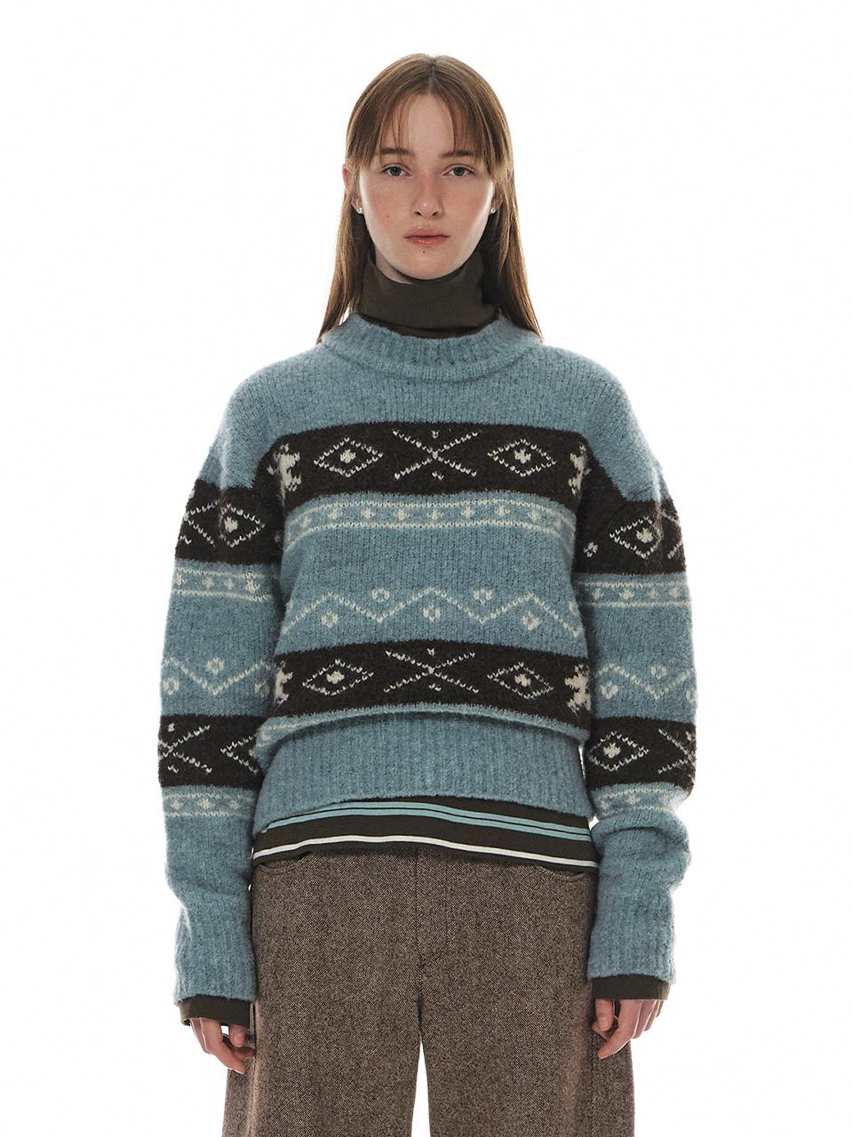 grove 24WT OSLO BOUCLE KNIT (3COLOR)
