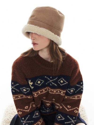 grove 24WT SHEARLING MUSTANG HAT (2COLOR)
