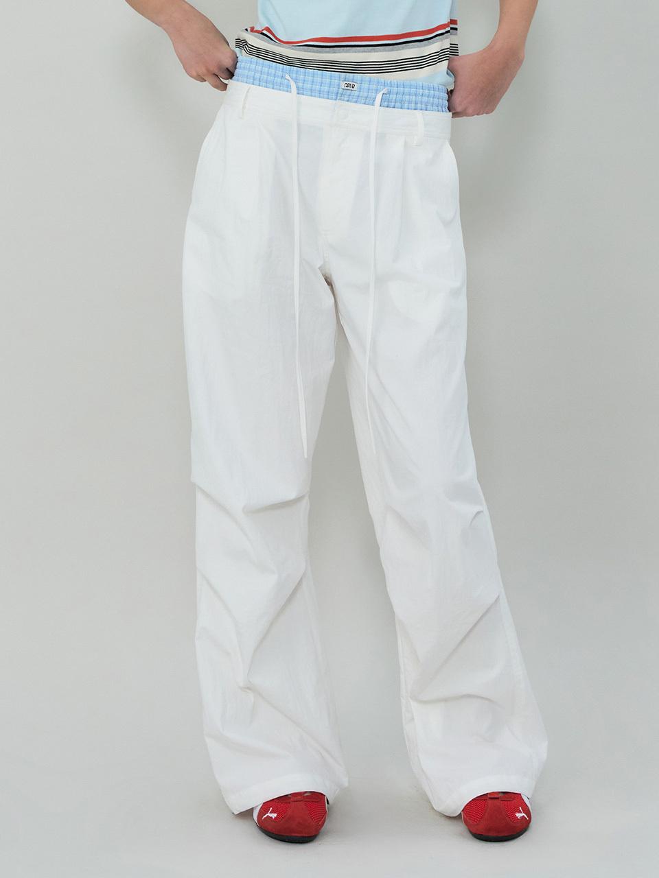 grove 25SS MADISON LAYERED PANTS [BLUE/WHITE]