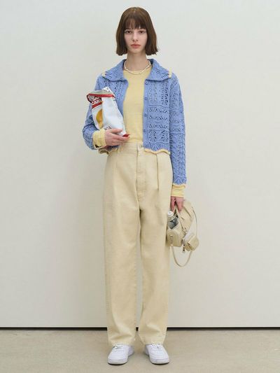 grove Single Tuck Wide Pants_2 Colors