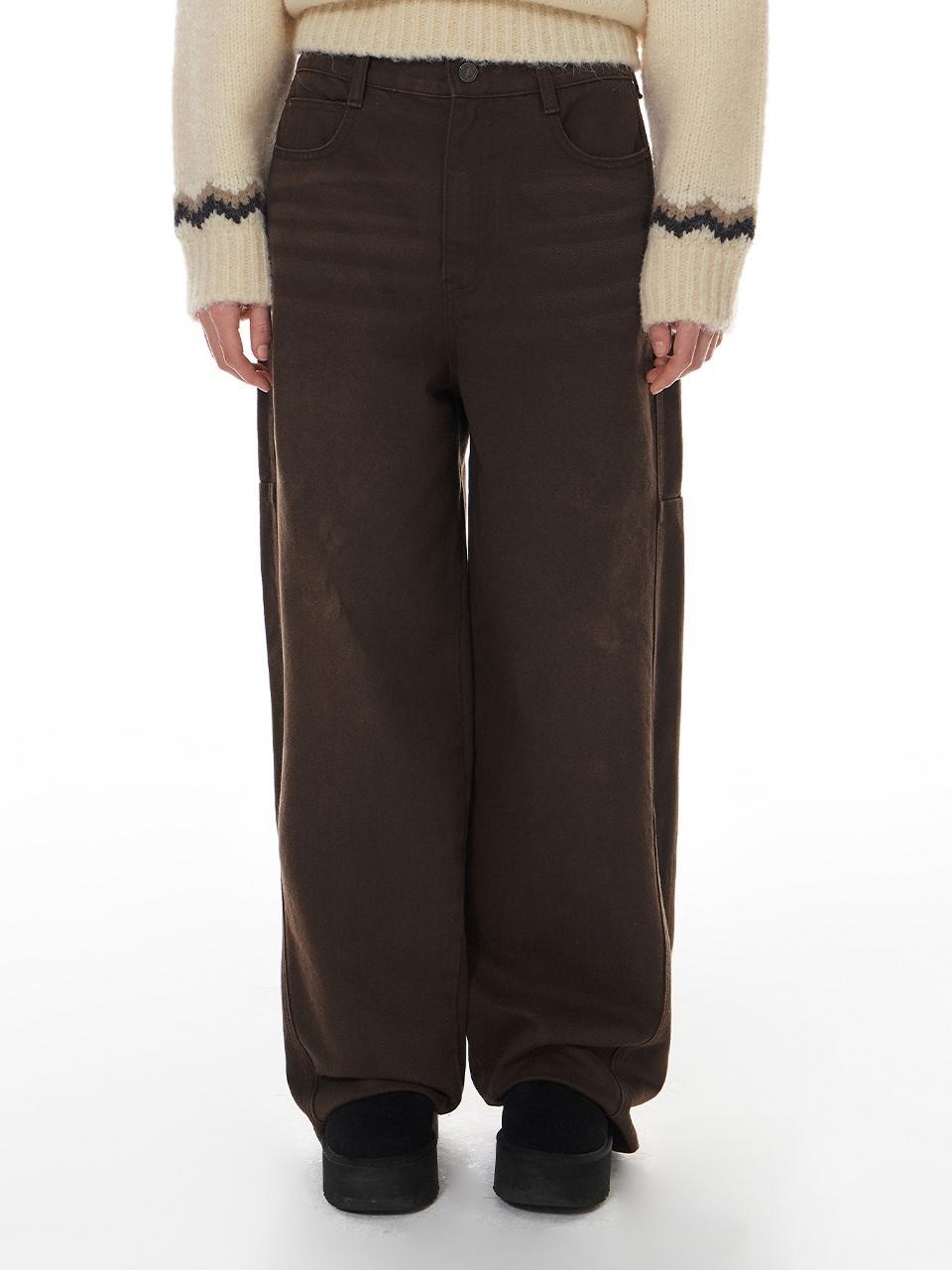 grove Wide Fit Cotton Denim Pants