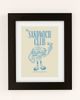 GS Print Shoppe GS Print Shoppe Sandwich Club Art Print in Black Matte Frame at Urban Outfitters - 1
