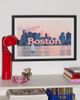 GS Print Shoppe GS Print Shoppe See You In Boston Art Print in Black Matte Frame at Urban Outfitters - 1
