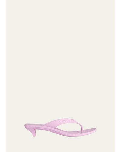 Gucci 35mm Vittoria Rubber Thong Sandals