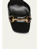 Gucci 85mm Signora Leather Ankle-Strap Sandals - 3