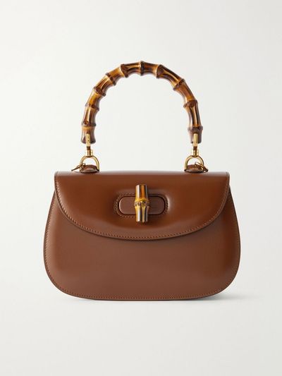 GUCCI Bamboo 1947 leather top-handle bag