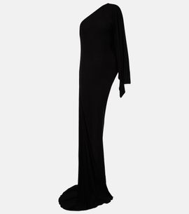 Gucci Gucci Asymmetric jersey maxi dress