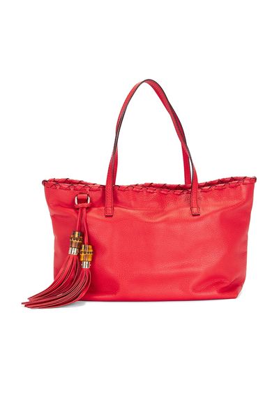 gucci Gucci Bamboo Tassel Tote Bag