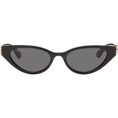Gucci Gucci Black Emblem Cat Eye Sunglasses