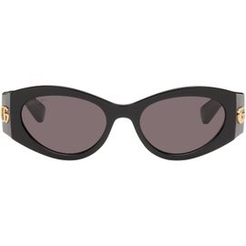 Gucci Gucci Black GG Corner Cat-Eye Sunglasses