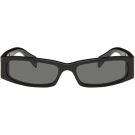 Gucci Gucci Black Rectangular Squared Sunglasses