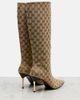 Gucci Gucci Bombshell GG Canvas knee-high boots - 4
