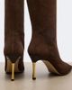 Gucci Gucci Bombshell GG suede knee-high boots - 3