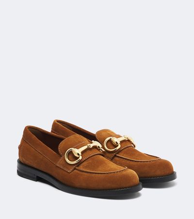 Gucci Gucci Boulevard Horsebit suede loafers